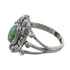Sterling Silver Southwestern Turquoise Ring Size 7-1/4 AX61188